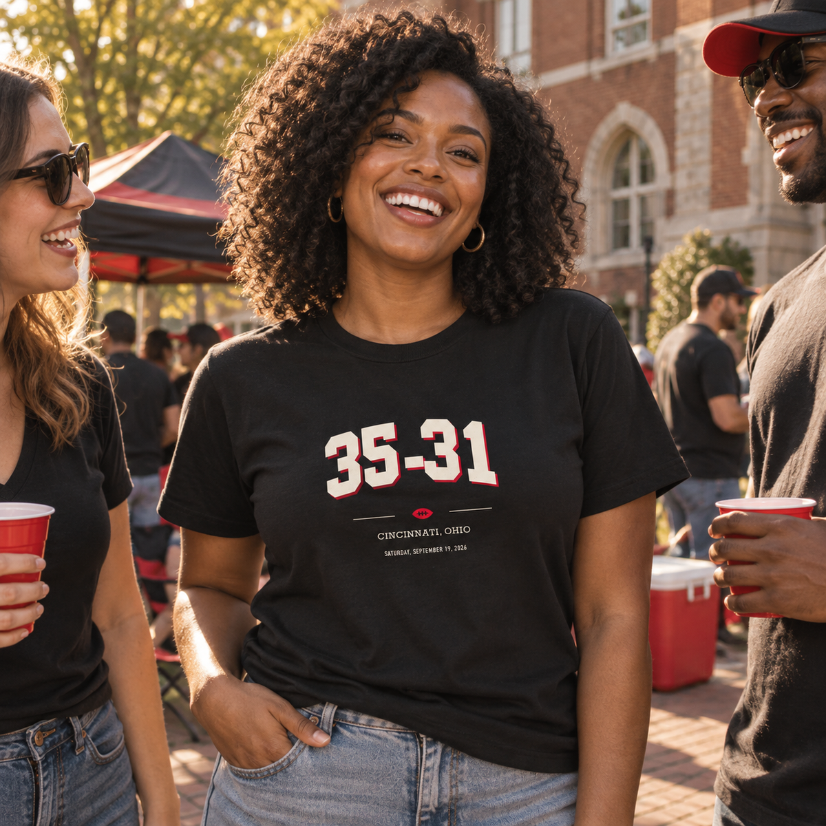 Cincinnati 35-31 lifestyle V5 - collegiate-women-front-tailgate